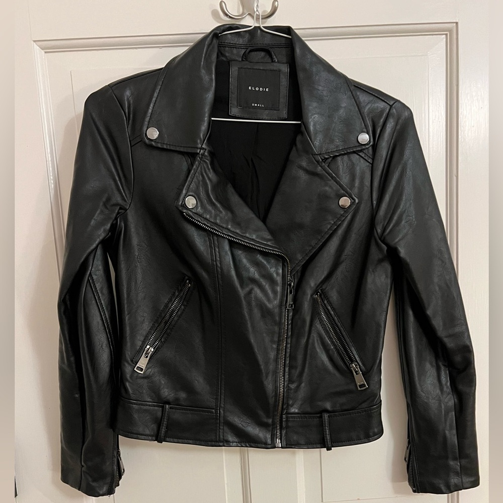 ELODIE Women’s FAUX Leather Jacket